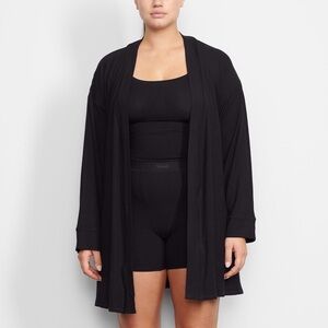 SKIMS Black Robe Intimates & Sleepwear